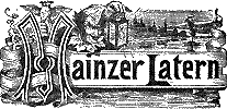 Zeitungskopf der Mainzer Latern